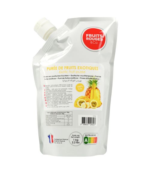 Purée de fruits exotiques