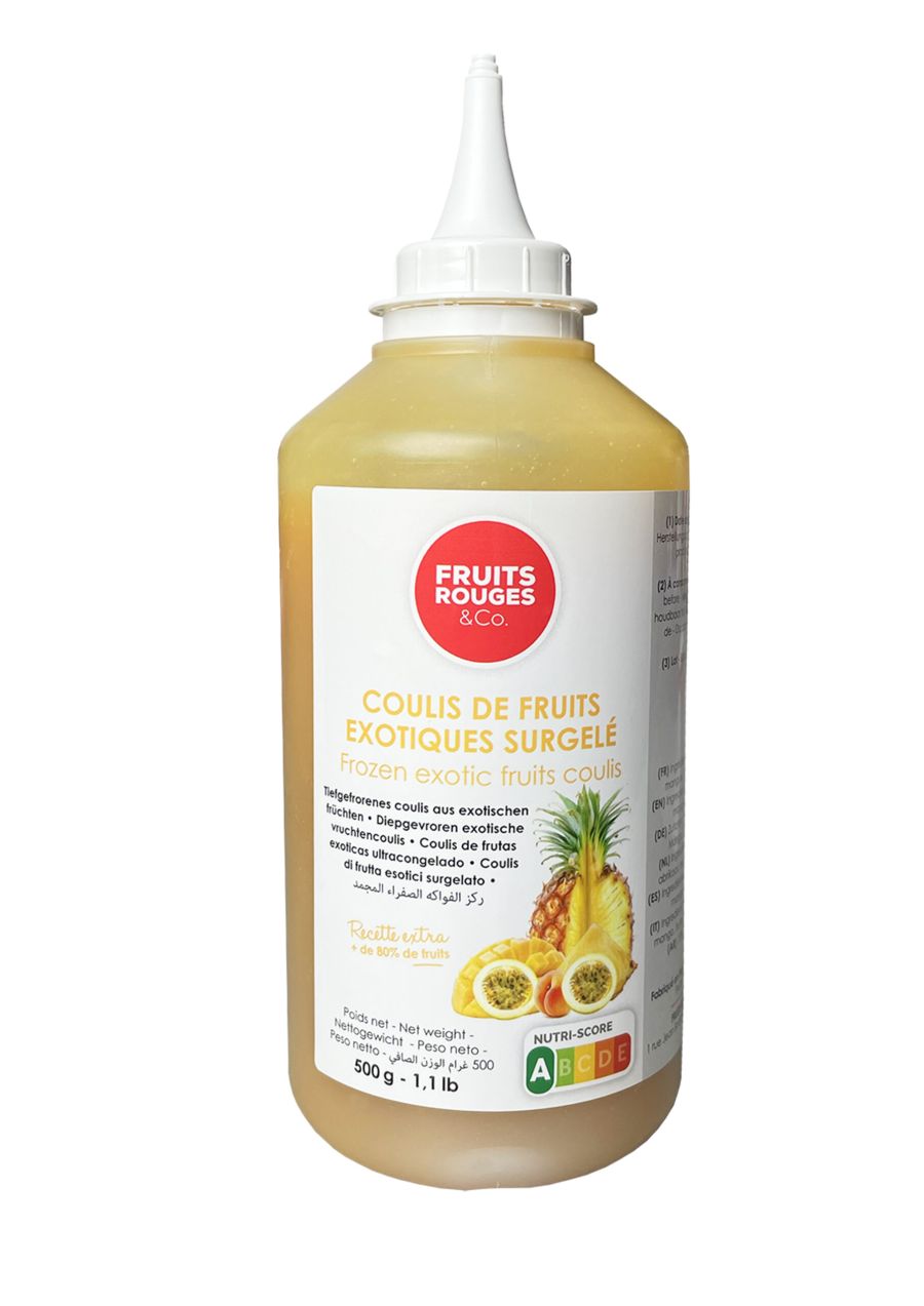 Coulis de fruits exotiques