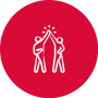 Icône équipe, formation et engagement des collaborateurs