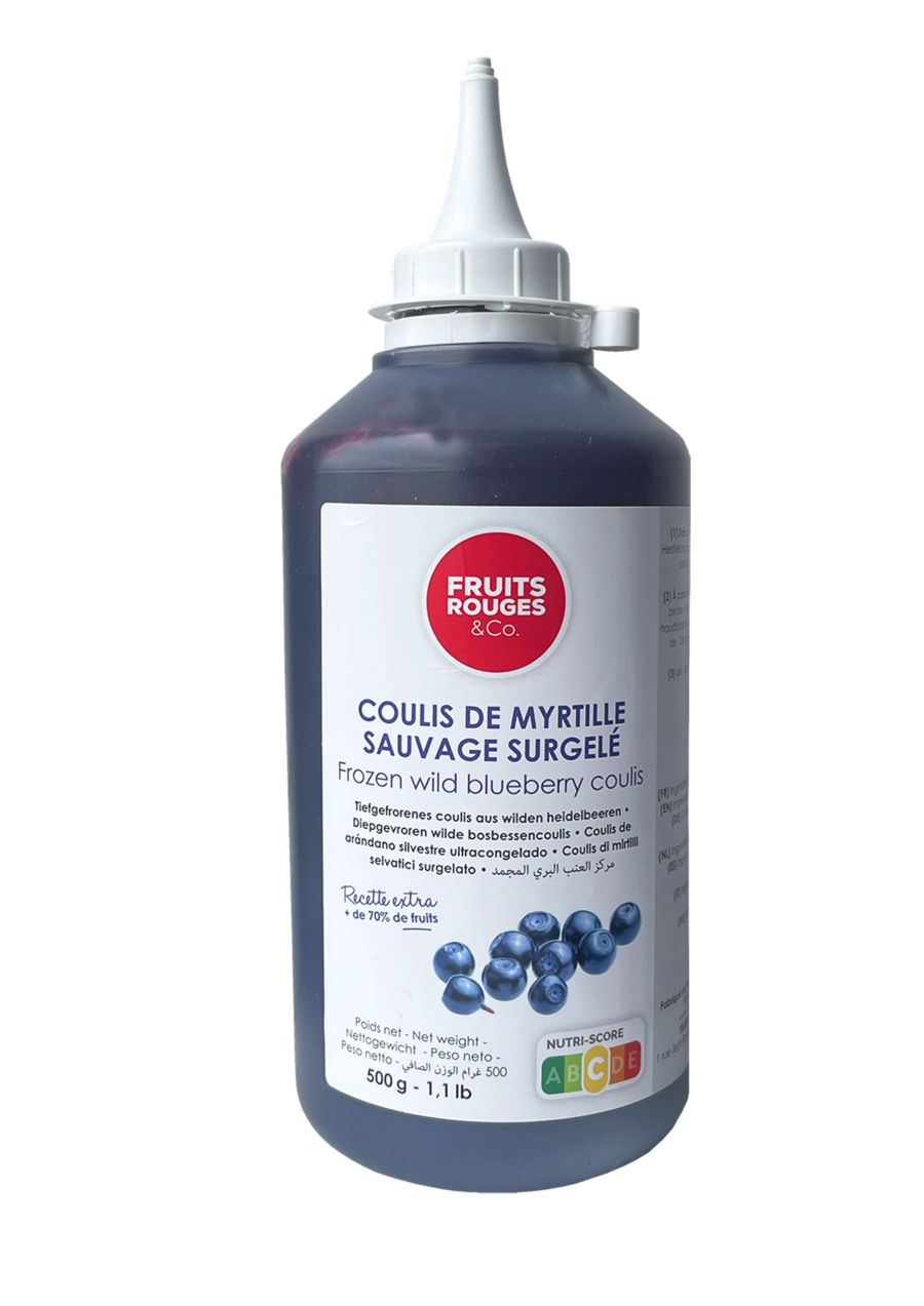 Coulis de myrtille sauvage