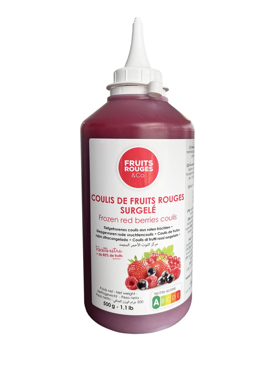 Coulis de fruits rouges