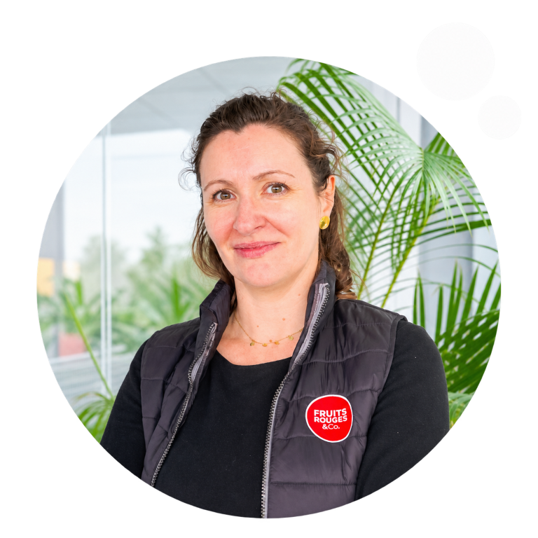 Emilie, responsable R&D chez FRUITS ROUGES & Co.