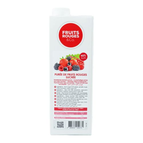 Purée de fruits rouges